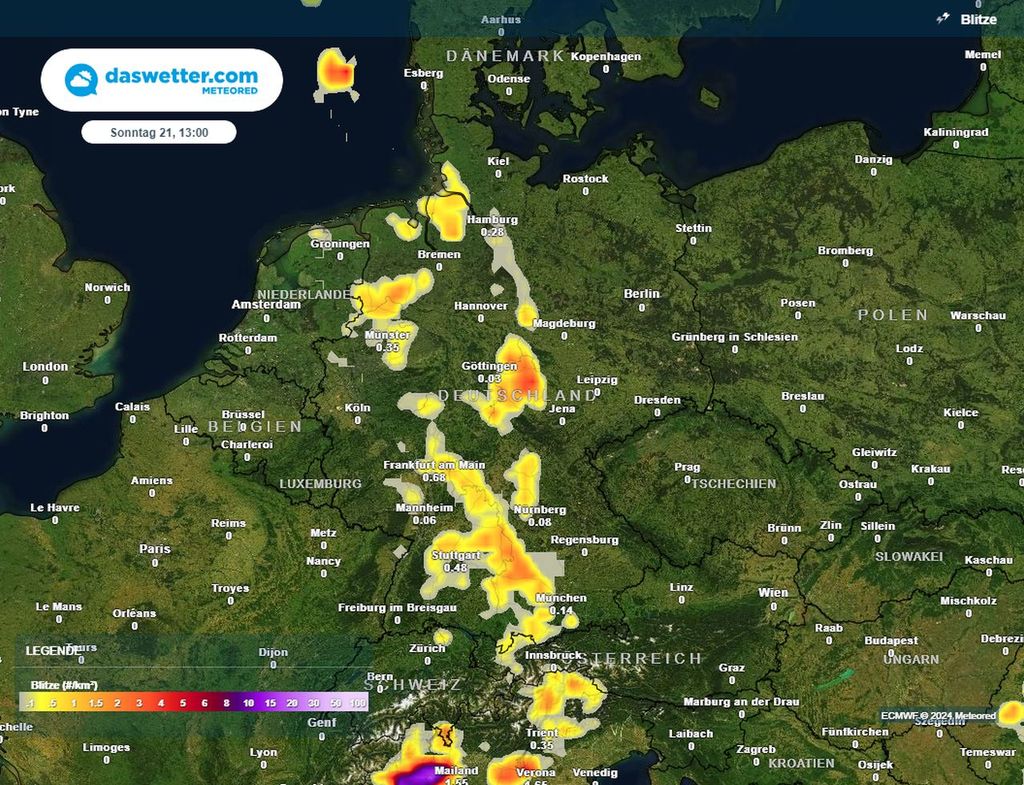 unwetter, deutschland, sonntag