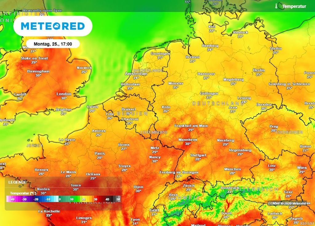 Der Sommer setzt sich in Deutschland fest, besonders im Südwesten von Deutschland kann es auch heiß werden.
