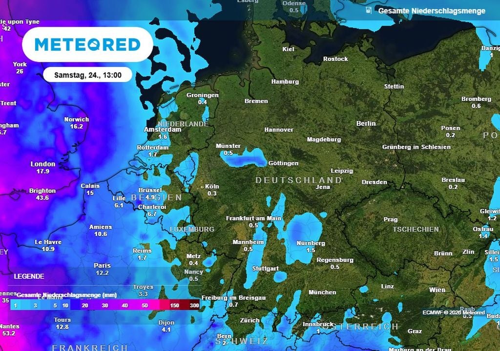 Das ist schon recht krass. Bis zum Wochenende ist weiterhin kein Niederschlag in Sicht.