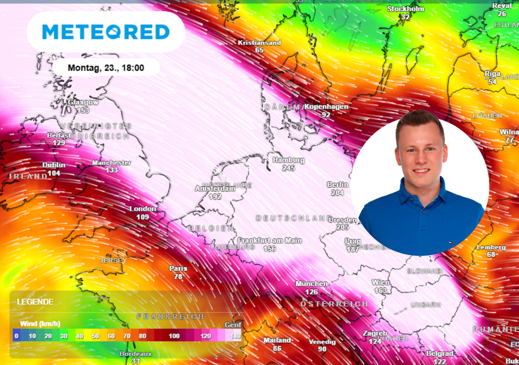 jetstream, wetter, deutschland Der Jetstream liegt in den kommenden Tagen genau über Deutschland. Das bleibt nicht ohne Folgen.