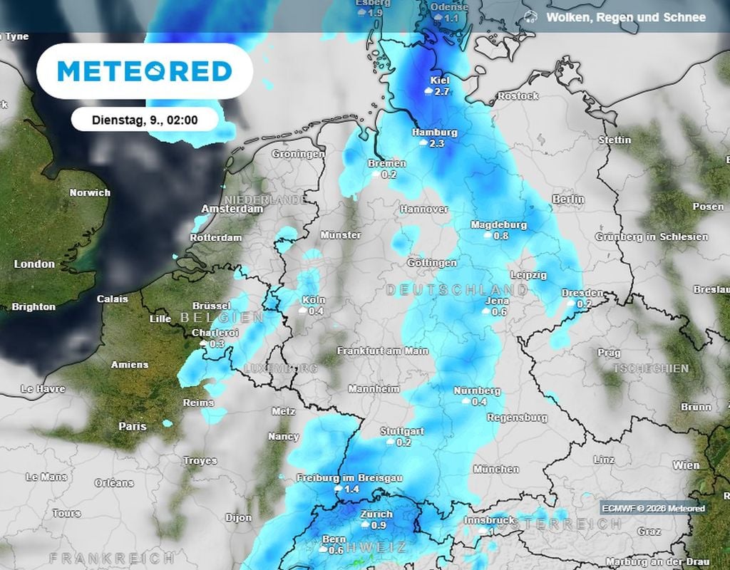 Die kommenden Tage bleibt es erstmal noch recht frisch und nass. Das wird sich aber nächste Woche ändern.