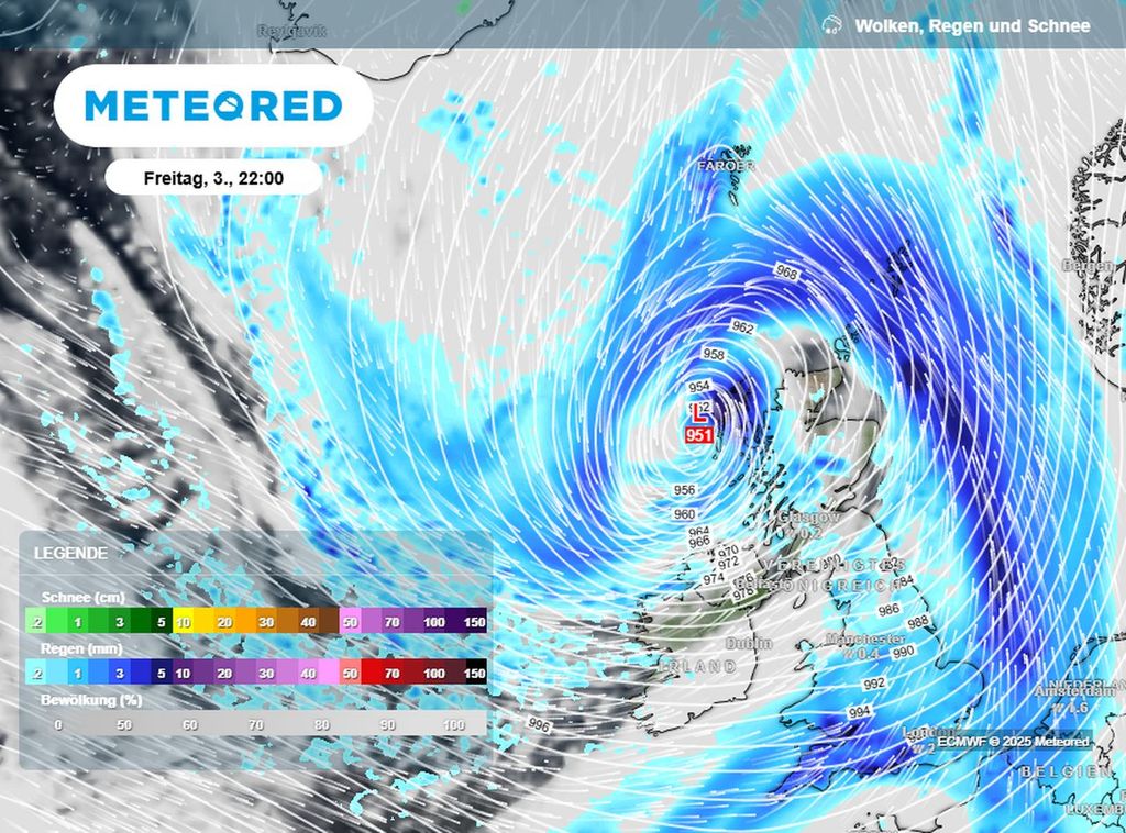 wetter, tief, bombogenese