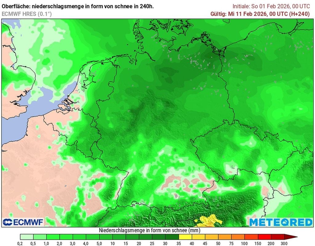 schnee, februar, wetter Viel Schnee Richtung Monatsmitte? Da könnte noch so manche Winterüberraschung auf Deutschland zukommen.