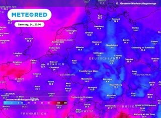 Wettermodell zeigt pl&ouml;tzlich 100 Liter Regen f&uuml;r Deutschland &ndash; und ist kurz darauf wieder weg! Was jetzt wirklich droht