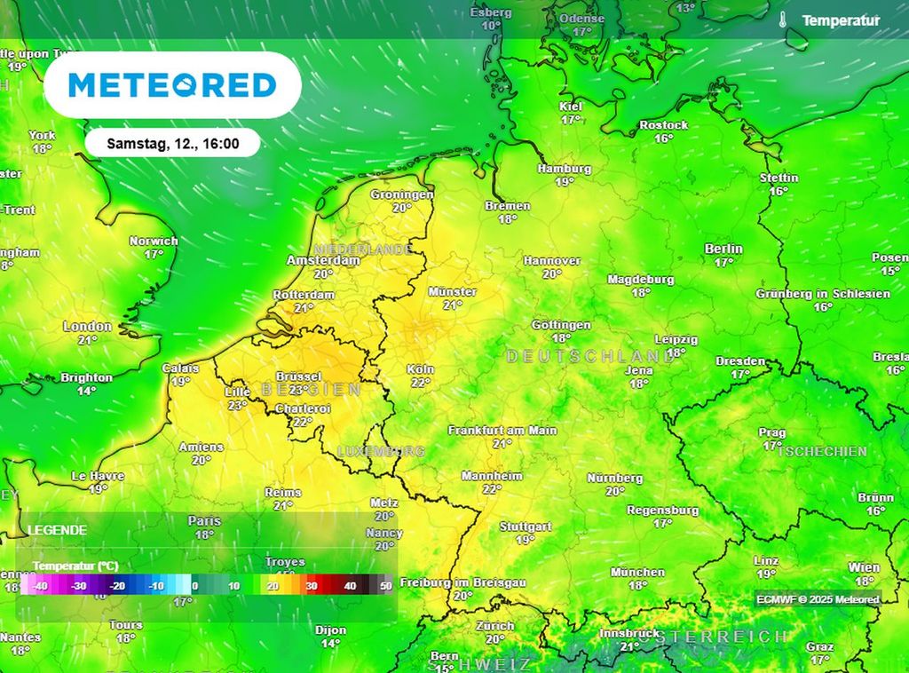 samstag, warm, wetter