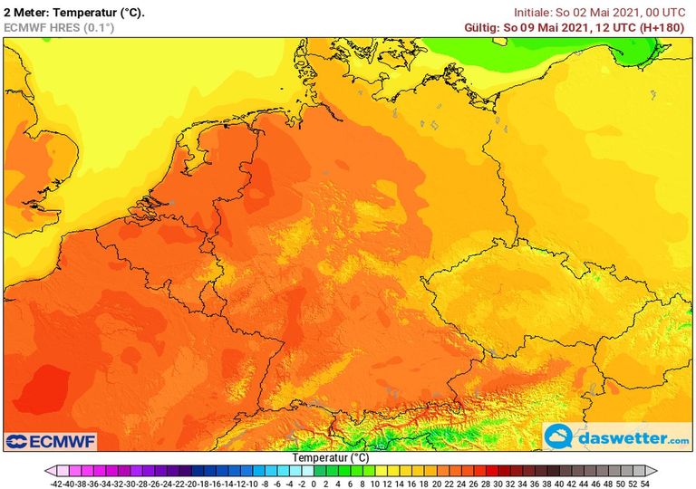Sommerwetter an Muttertag Sommerwetter an Muttertag