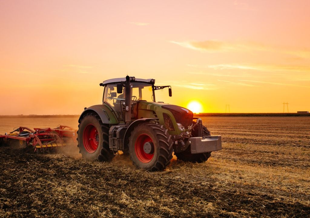 Ploughing.