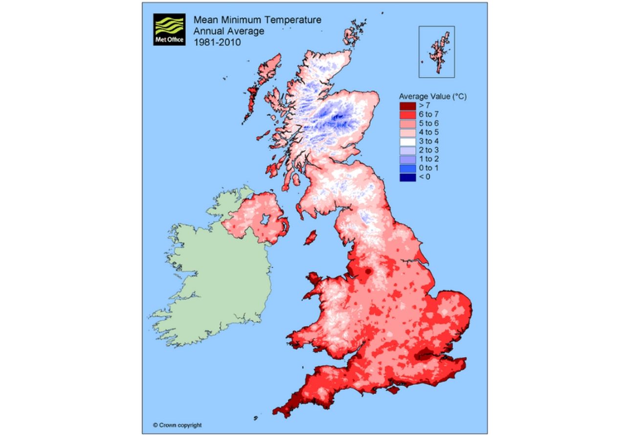 Where Is The Coldest Place In The UK 