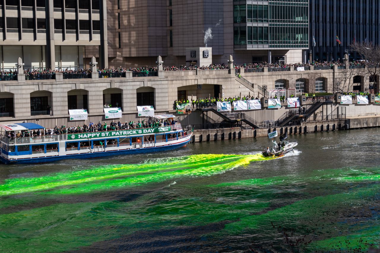 boston st patricks day river green