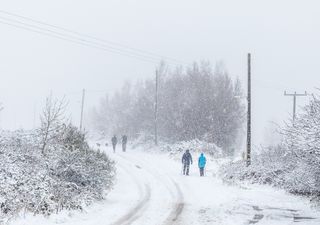 Widespread snow warnings issued for UK as several inches possible in places