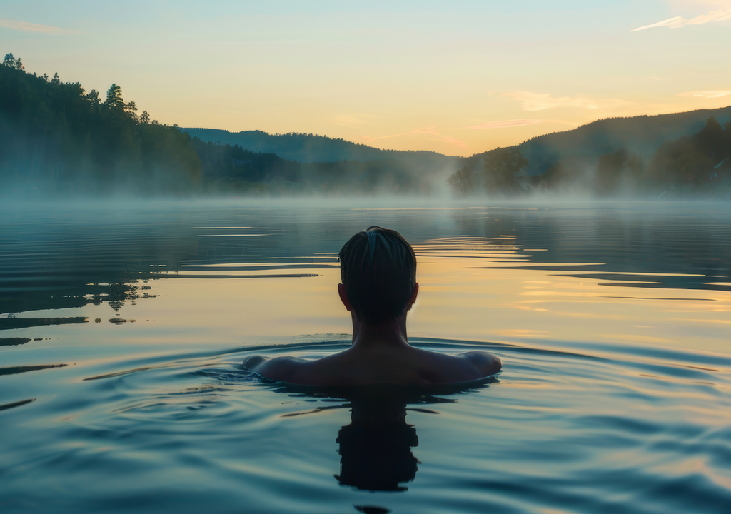 Outdoor community seawater pools are a safer option than wild swimming in lochs or sea shores.