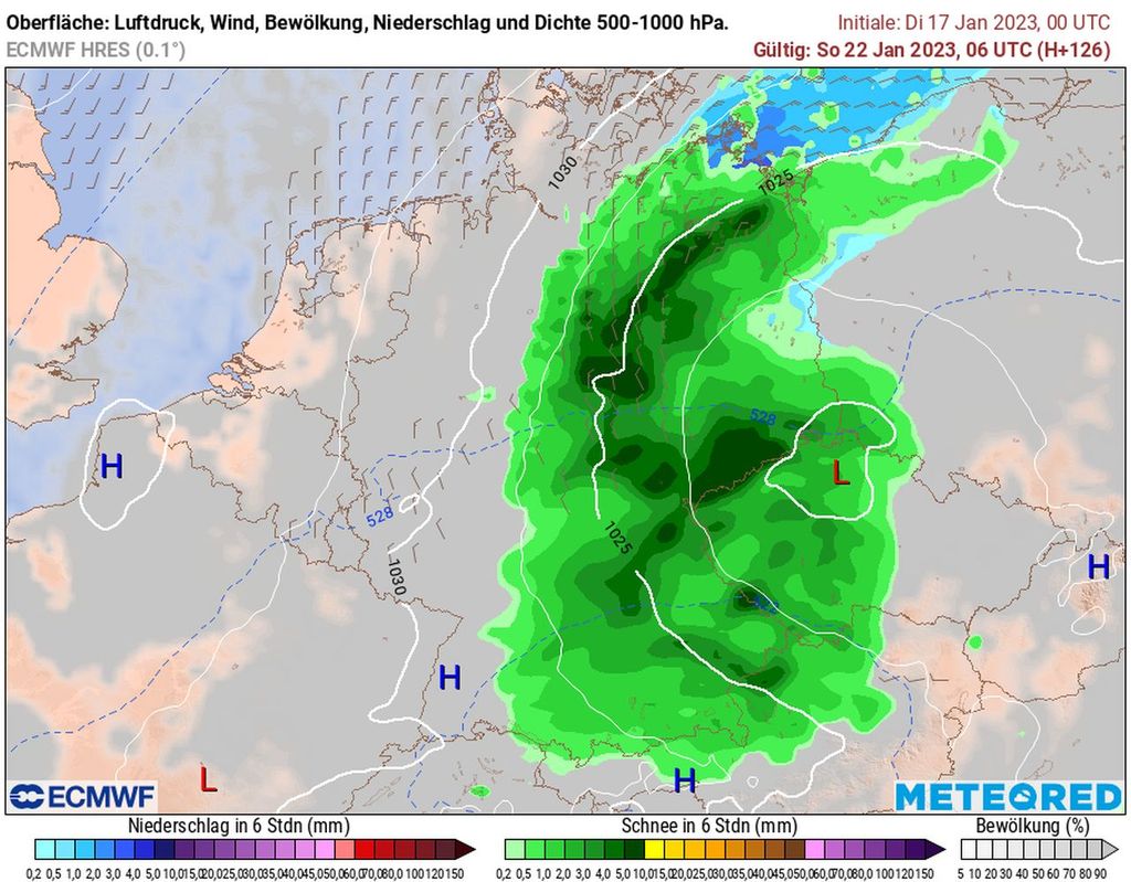 schneefront, ecmwf, wetter, deutschland