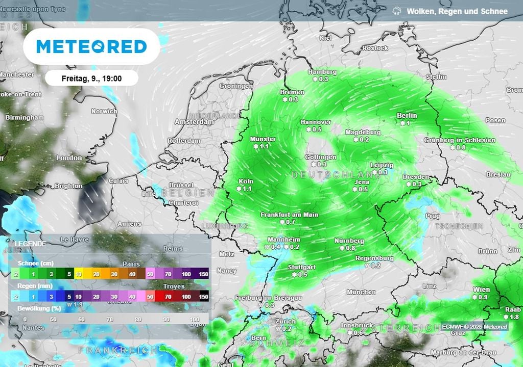 schnee, wetter, deutschland