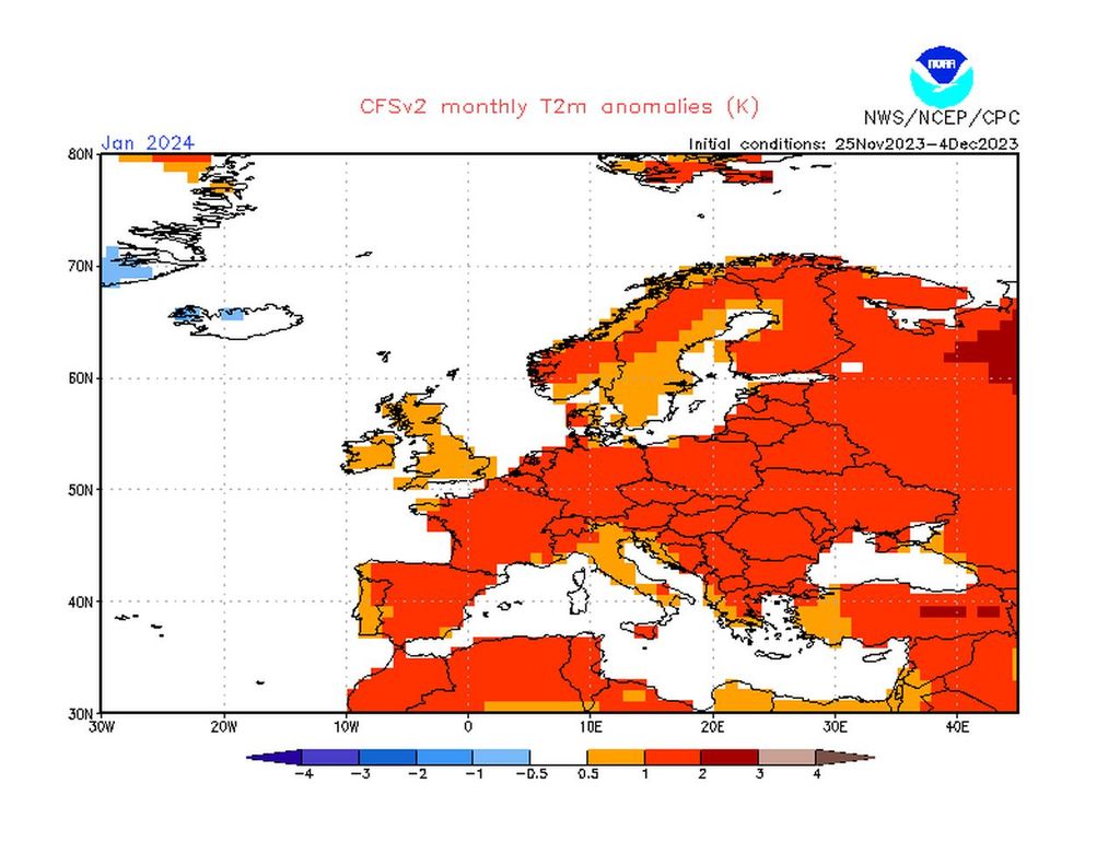 mild, januar, noaa, cfs