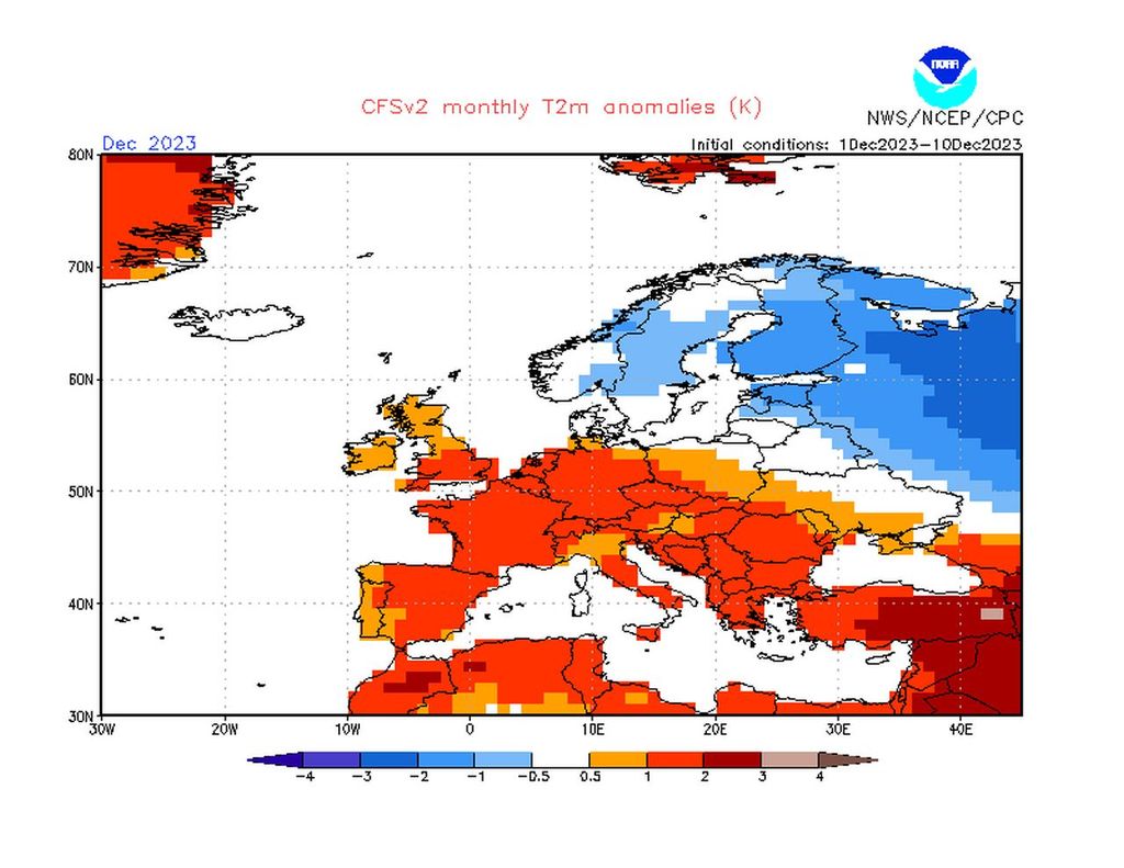 dezember, noaa, mild