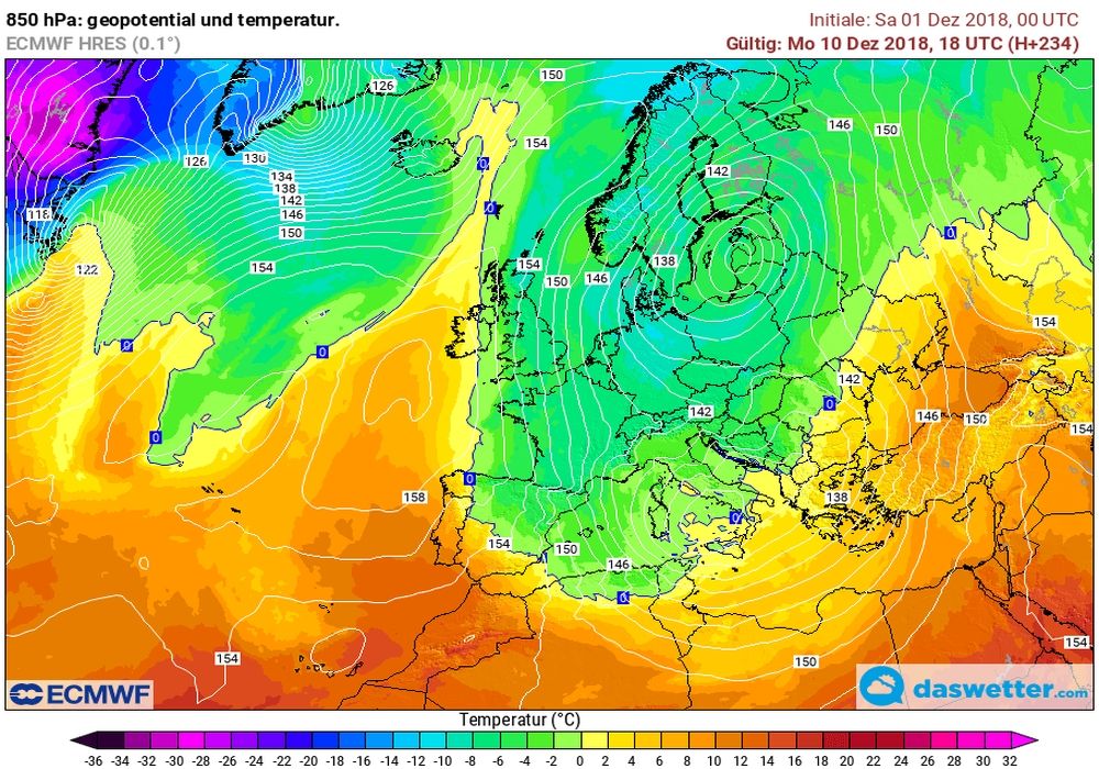 Aus Nordosten kälter