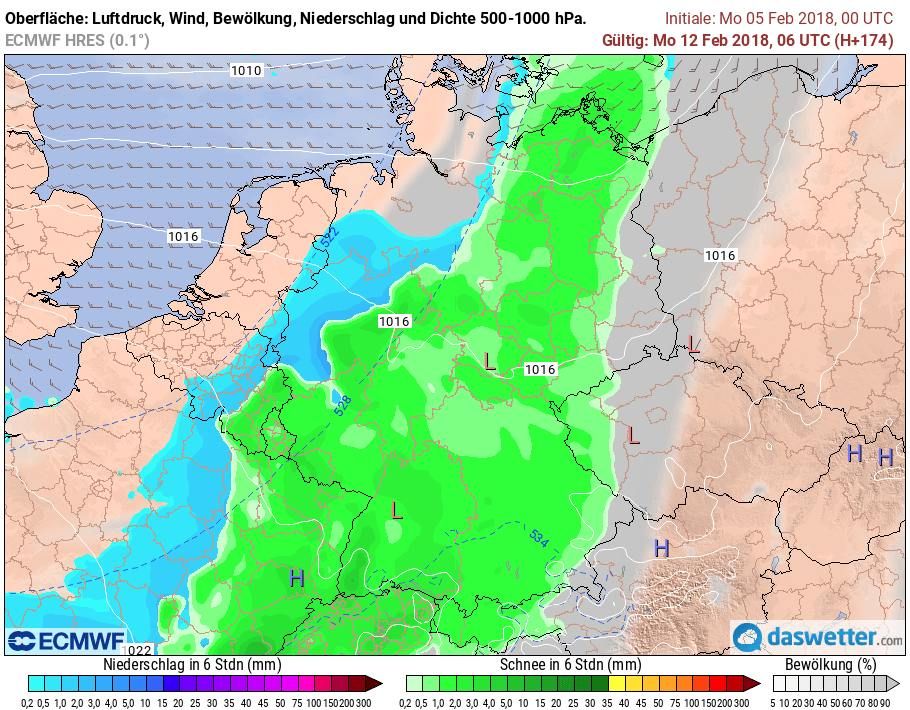 Schneefall am Rosenmontag Schneefall am Rosenmontag