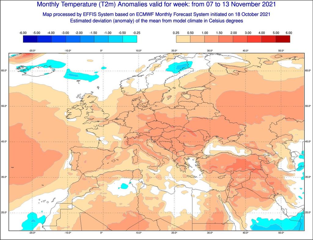 Novemberstart zu warm Novemberstart zu warm