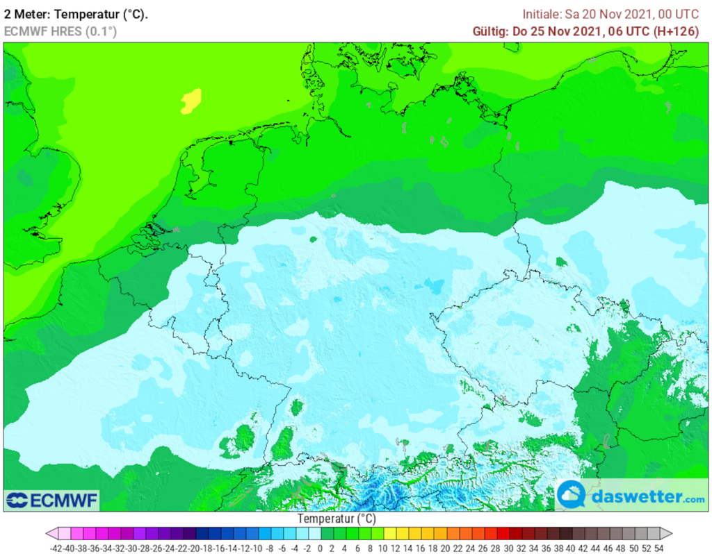 Nächste Woche gibt es Frost