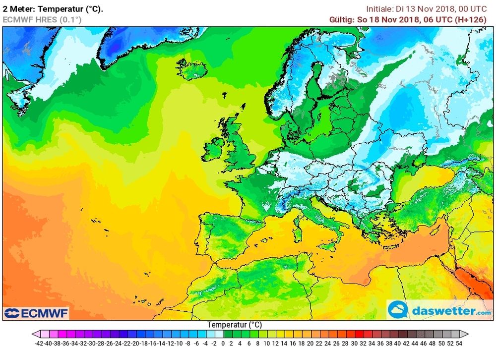 Kälte erreicht Deutschland