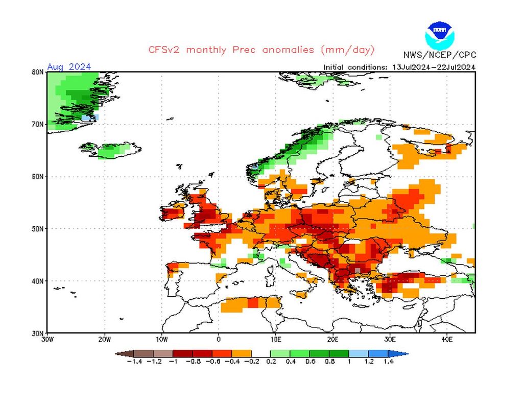 dürre, august, cfs, noaa modell dürre, august, cfs, noaa modell