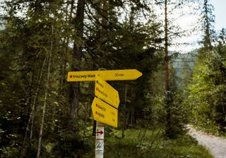 Woher kommt die Zeitangabe auf Wanderschildern?