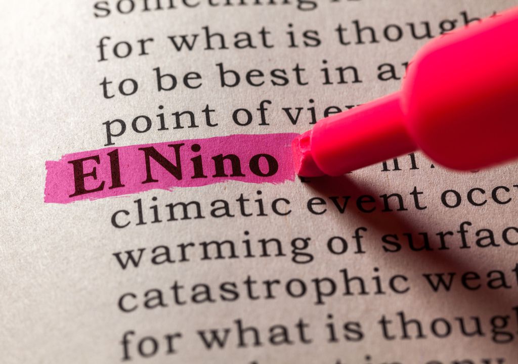 El Nino will combine with climate change to bring very high temperatures