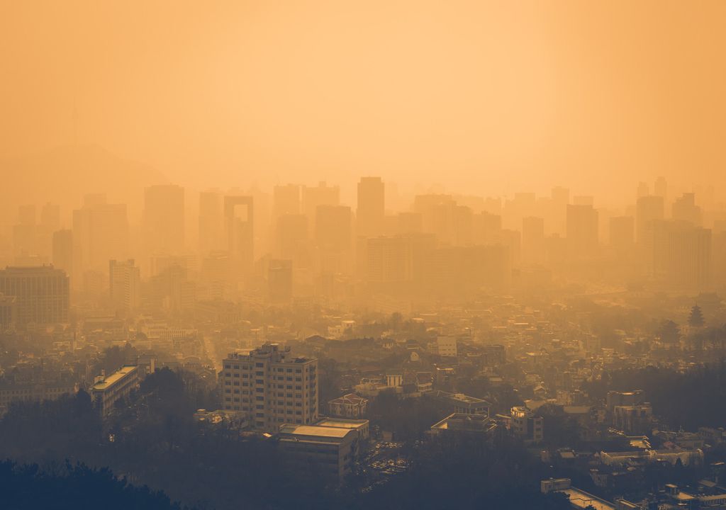 Air pollution is made worse by high temperatures and wildfires caused by climate change