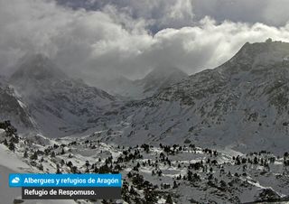 Y ahora, de repente, temporal de viento y nieve