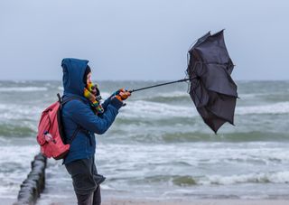 Yellow wind warning issued, with risk of snow to end the week