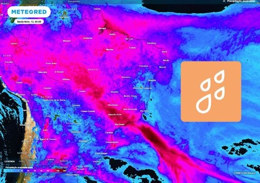ZCAS deixa em alerta com acumulados de chuva de mais de 200 mm at&eacute; quinta-feira, 12; veja as &aacute;reas em risco