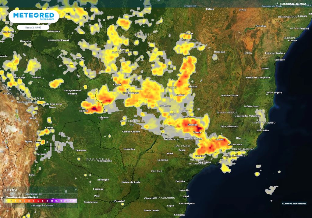 Zcas Perde For A E Chuvas Se Espalham Pelo Sudeste E Centro Oeste