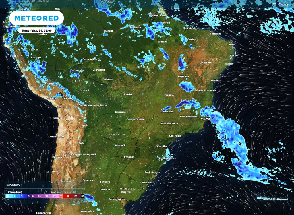 previsão do tempo reveillón