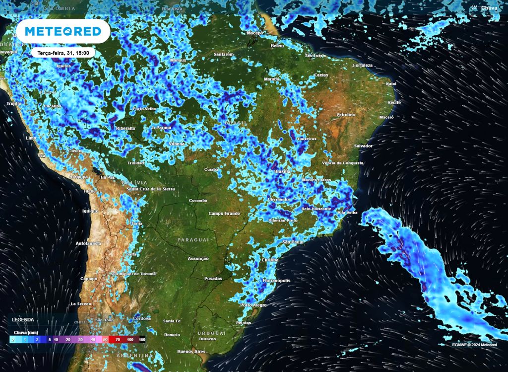 previsão do tempo para o fim do ano