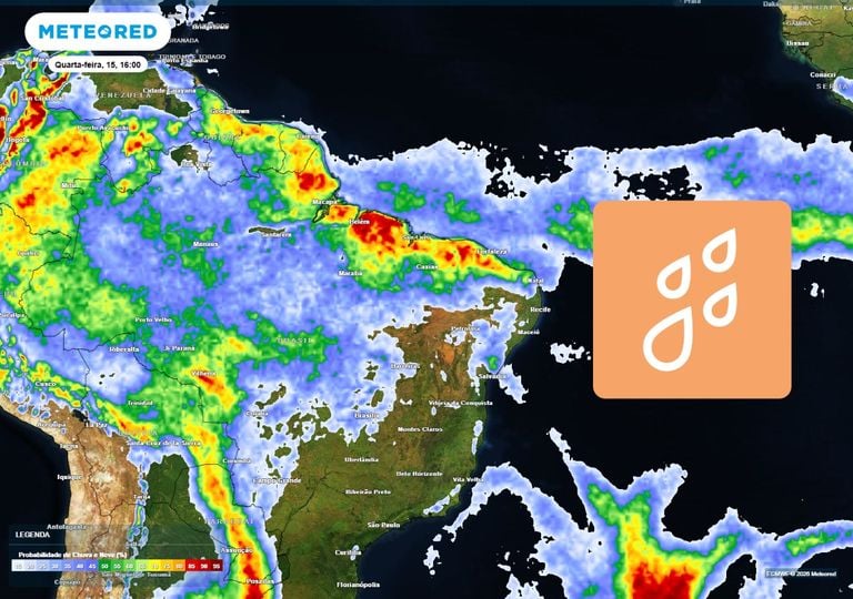 ZCIT traz alerta de mais de 100 mm de chuva em 6 estados brasileiros