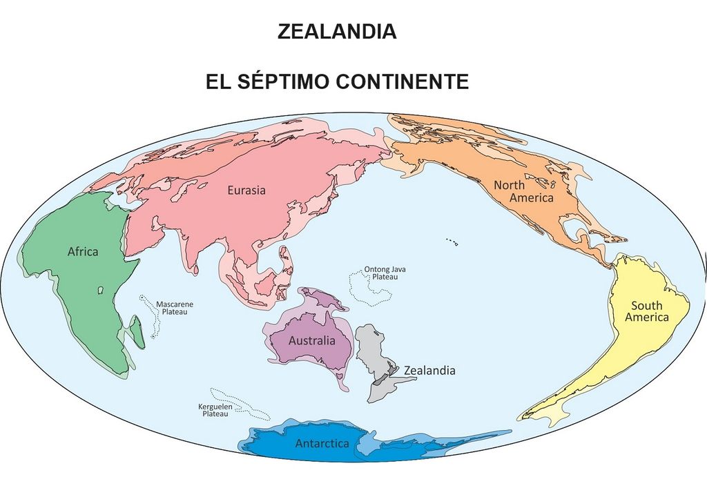 Zealandia: hallan al verdadero continente oculto bajo el océano Pacífico Zealandia: hallan al verdadero continente oculto bajo el océano Pacífico