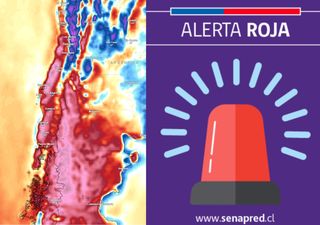 Zona central de Chile en alerta roja por calor extremo: el SENAPRED emite nivel máximo de alerta para 5 regiones