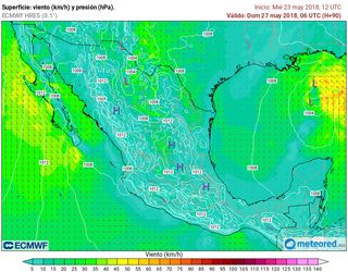Zona de inestabilidad dejará intensas lluvias en la península de Yucatán