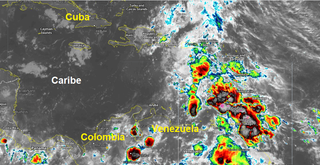 Zonas del Caribe podrían verse afectadas por una tormenta tropical