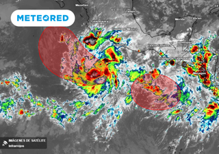 Zonas con potencial ciclónico dejarán lluvias intensas este martes en México