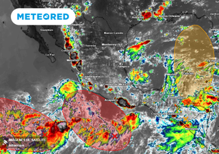 Zonas de inestabilidad con potencial ciclónico llevarán lluvias intensas a México