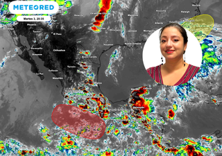 Zonas de inestabilidad una en el Pacífico mexicano y otra en costas del este estadounidense