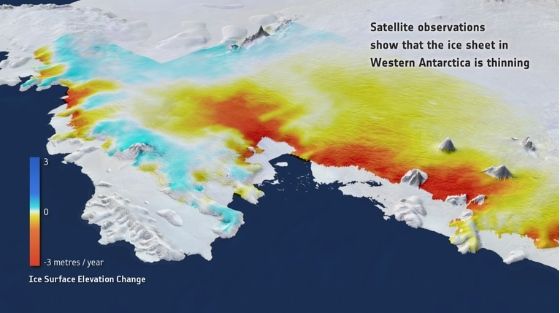 Zonas De La Antártida Se Están Elevando 41 Mm Por Año
