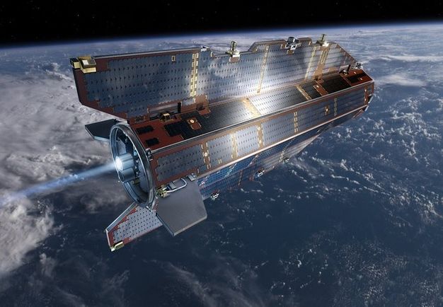 GOCE en órbita GOCE en órbita
