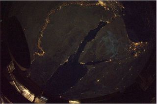 Zonas iluminadas terrestres desde el espacio