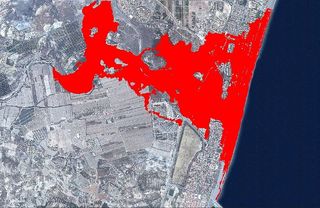 Zonas impermeables costeras del mediterráneo andaluz