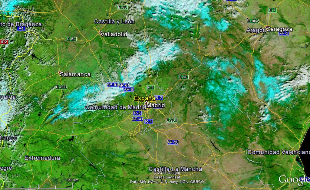 Zonas Nevadas A 23 De Enero De 2015 Centro