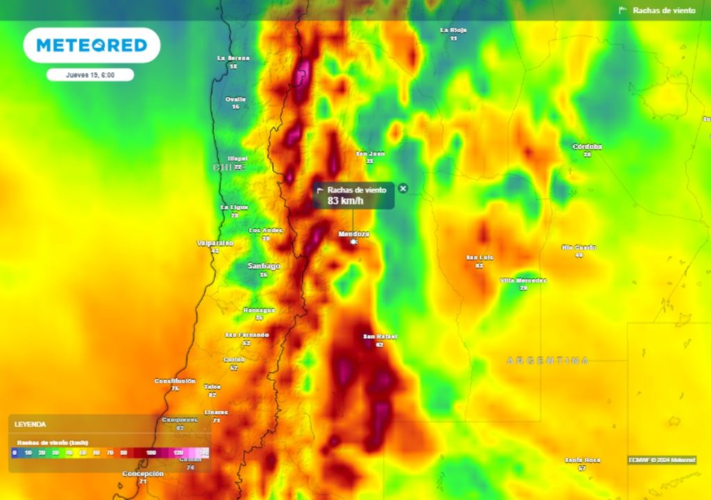 Alerta tormentas fuertes severas Zonda Mendoza Buenos Aires tiempo clima pronstico