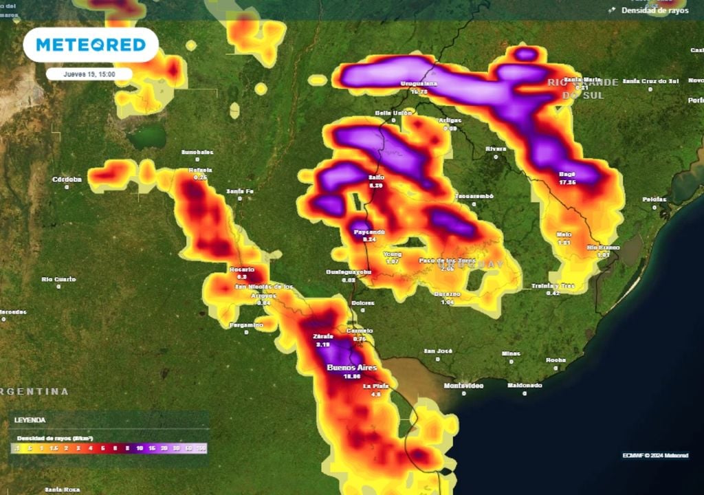 Alerta tormentas fuertes severas Zonda Mendoza Buenos Aires tiempo clima pronstico