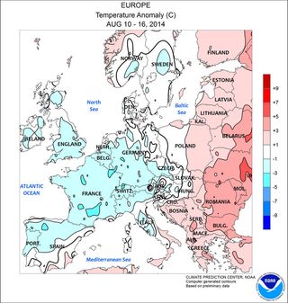 ¿Dónde está el verano de 2014? Anomalías térmicas veraniegas